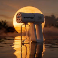 MISTAVIZOR nano-mist sprayer at sunset